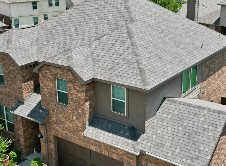 Brick Two-Story, Architectural shingle · Celina