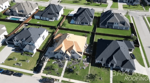 Neighborhood Re-Roof, Storm restoration · Dallas